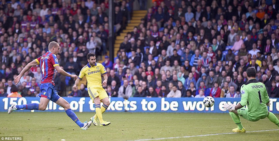 فرانسسک فابرگاس|کریستال پالاس 1 - 2 چلسی / لیگ جزیره