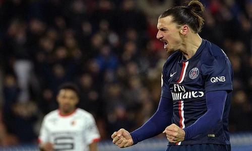 زلاتان ایبراهیموویچ|پاریس سن ژرمن 1 - 0 رن / لوشامپیونه