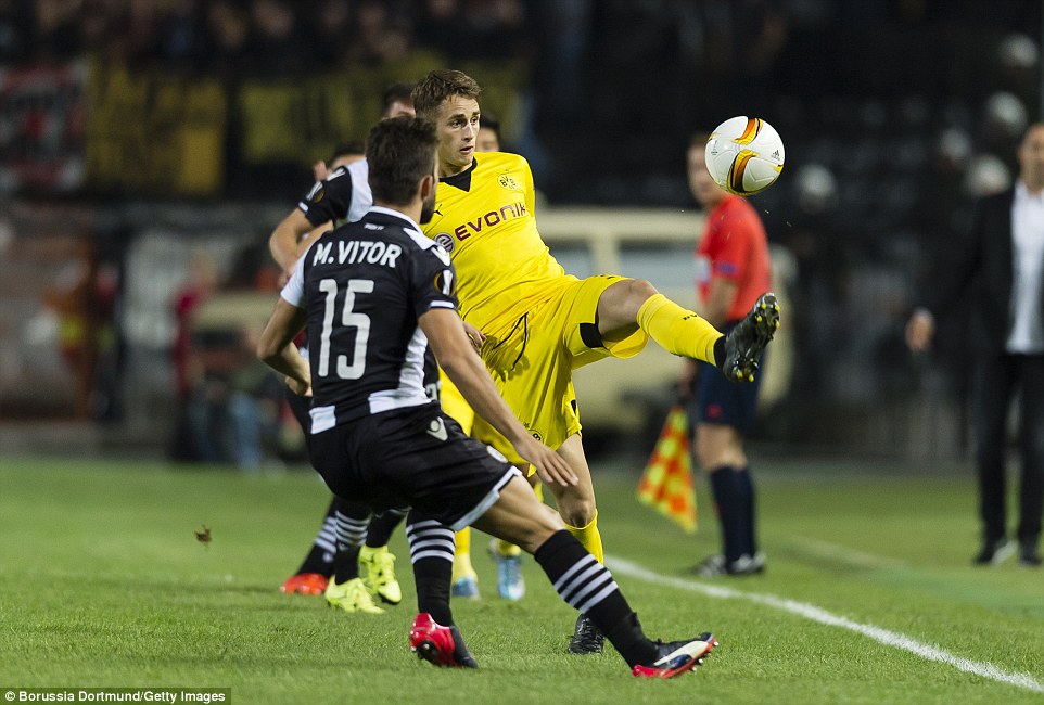 عدنان یانوزای|پائوک 1 - 1 بوروسيا دورتموند / لیگ اروپا