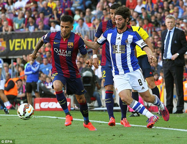 دانیل آلوز|بارسلونا 2 - 0 رئال سوسیداد / لالیگا