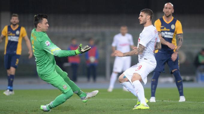 مائورو ایکاردی|هلاس ورونا 0 - 3 اینترمیلان / سری آ