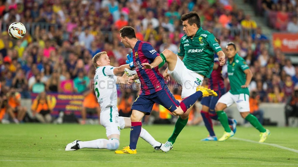 لیونل مسی|بارسلونا 6-0 لئون / دیدار دوستانه