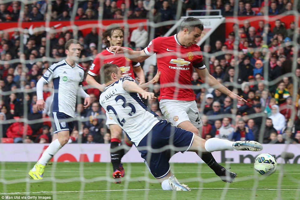 رابین فن پرسی|منچستر یونایتد 0 - 1 وست برومویچ / لیگ برتر