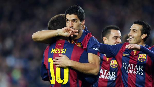 لوئیس سوارز|بارسلونا 6 - 1 رایو والکانو / لالیگا