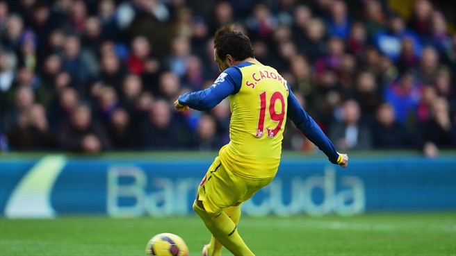 سانتی کازورلا|کریستال پالاس 1 - 2 آرسنال / لیگ جزیره