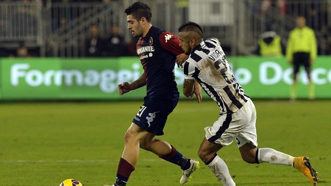 آرتور ویدال|کالیاری 1 - 3 یوونتوس / سری آ