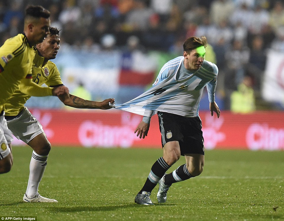 لیونل مسی|آرژانتین 0 (5) - (4) 0 کلمبیا / کوپا آمریکا