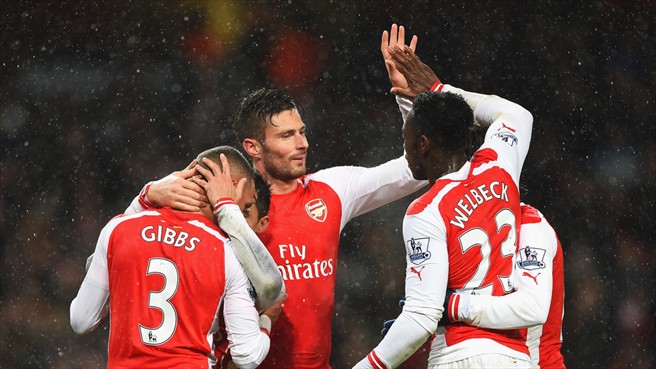 كيران گیبس - ولبک -  ژیرود|آرسنال 2 - 1 کوئینز پارک رنجرز / لیگ جزیره