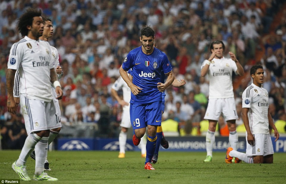 آلوارو موراتا|رئال مادرید 1 - 1 یوونتوس / لیگ قهرمانان