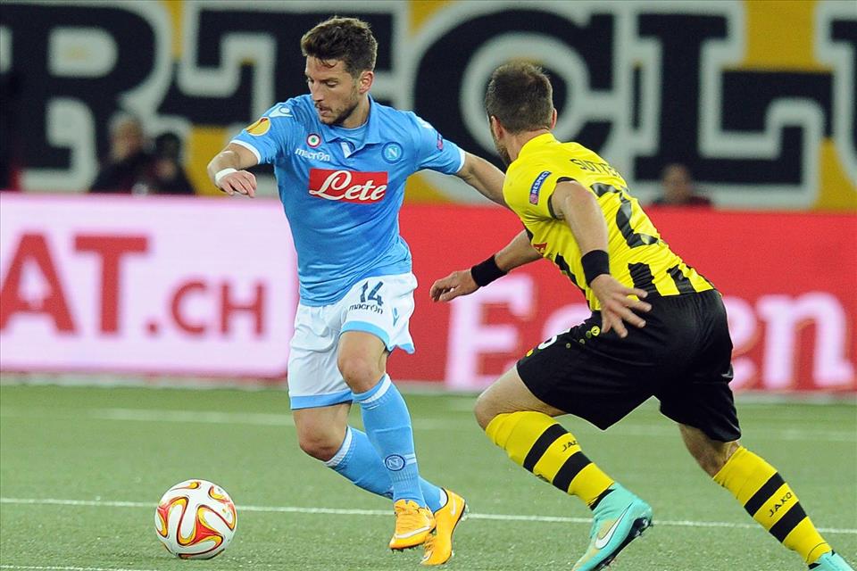 دریس مرتنز|یانگ بویز 2 - 0 ناپولی / لیگ اروپا