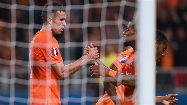 رابین فن پرسی|هلند 3-1 قزاقستان / مقدماتی یورو 2016