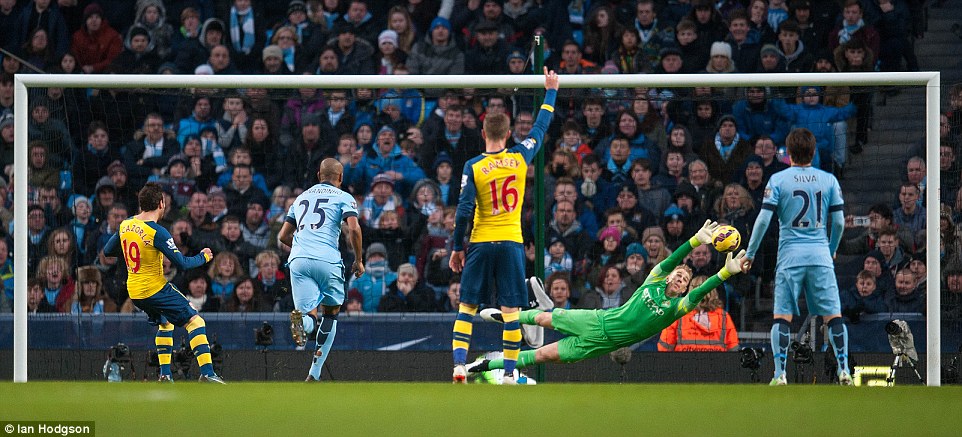 سانتیاگو کازورلا|منچستر سیتی 0 - 2 آرسنال / لیگ جزیره