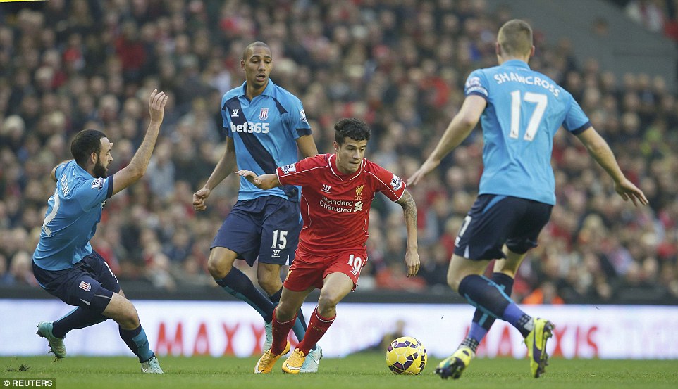 فیلیپه کوتینیو|لیورپول 1 - 0 استوک سیتی / لیگ جزیره