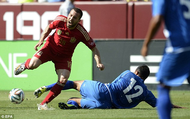خوردی آلبا|اسپانیا 2-0 السالوادور / دیدار دوستانه