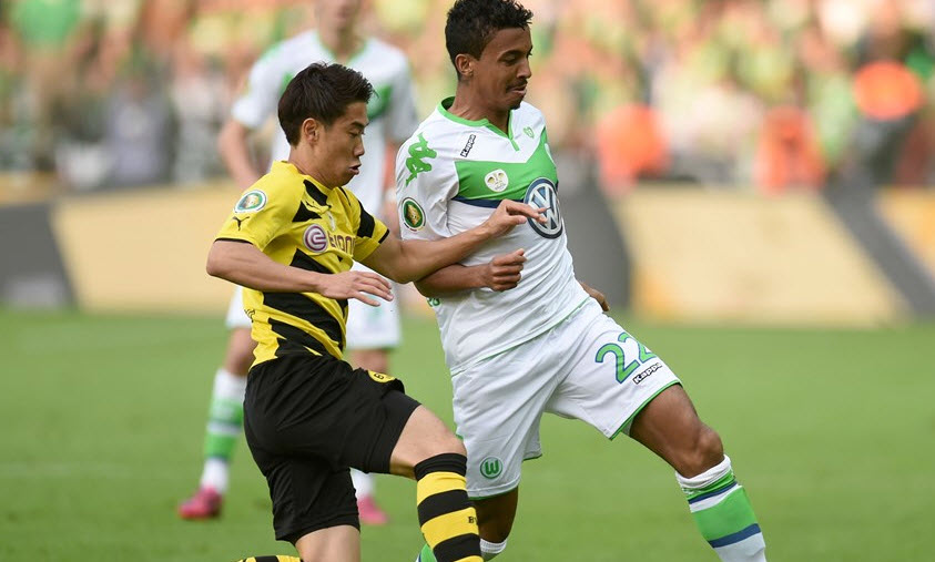 شینجی کاگاوا|بوروسيا دورتموند 1 - 3 وولفسبورگ / جام حذفی