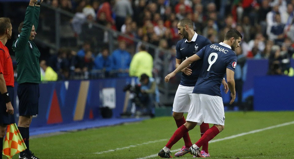 کریم بنزما - آندره پیر گیگناک|فرانسه 2-1 پرتغال / دیدار دوستانه