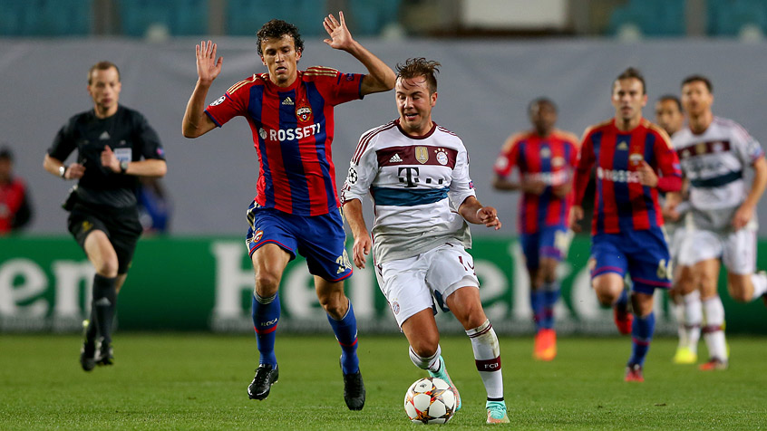 ماریو گوتزه|زسکا مسکو 0 - 1 بایرن مونیخ / لیگ قهرمانان