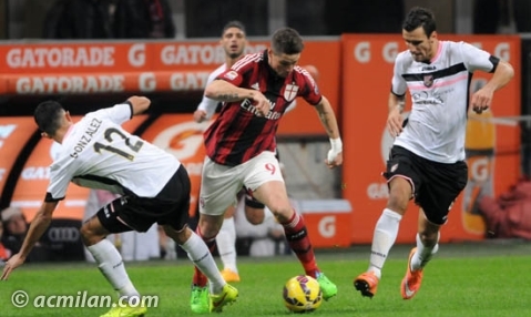 فرناندو تورس|میلان 0 - 2 پالرمو / سری آ