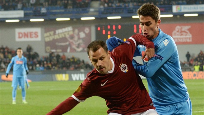 جورجینیو|اسپارتا پراگ 0 - 0 ناپولی / لیگ اروپا