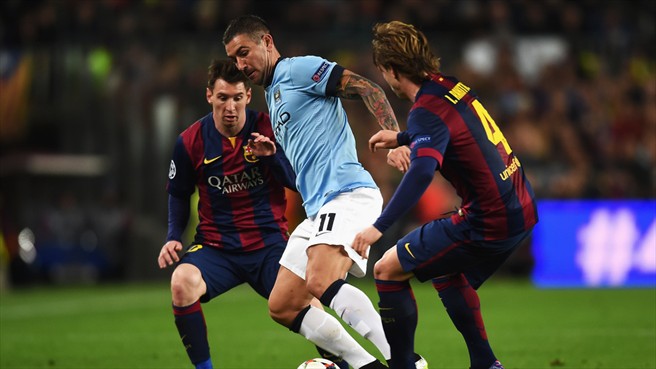 ایوان راکیتیچ|بارسلونا 1 - 0 منچستر سیتی / لیگ قهرمانان