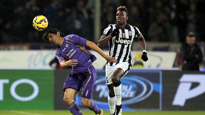 پل پوگبا|فیورنتینا 0 - 0 یوونتوس /  سری آ