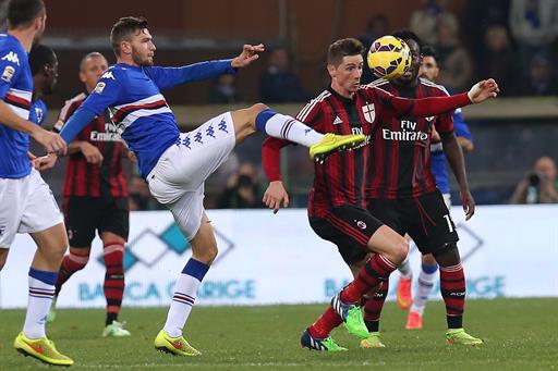 فرناندو تورس|سامپدوریا 2 - 2 میلان /  سری آ