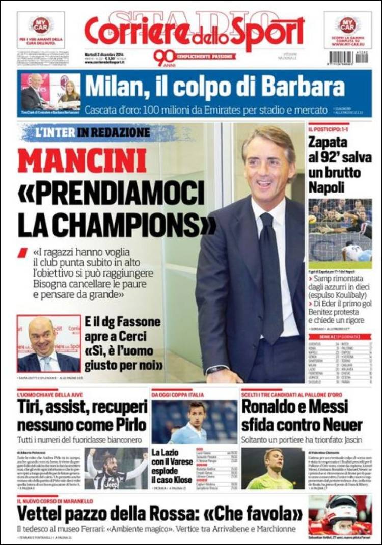 کوریه‌ره دلو اسپورت