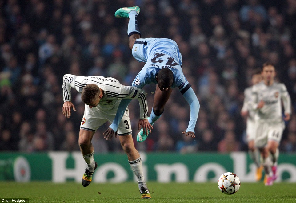 یحیی توره|منچستر سیتی 1 - 2 زسكا مسكو / لیگ قهرمانان