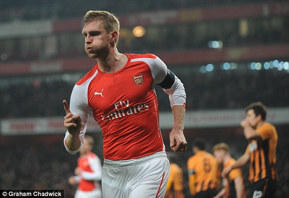 پر مرتساکر|آرسنال 2 - 0 هال سیتی / جام حذفی انگلستان