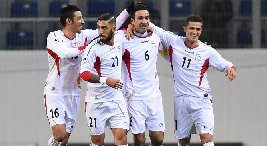 شادی بازیکنان ایران|ایران 2 - 0 شیلی / بازی دوستانه