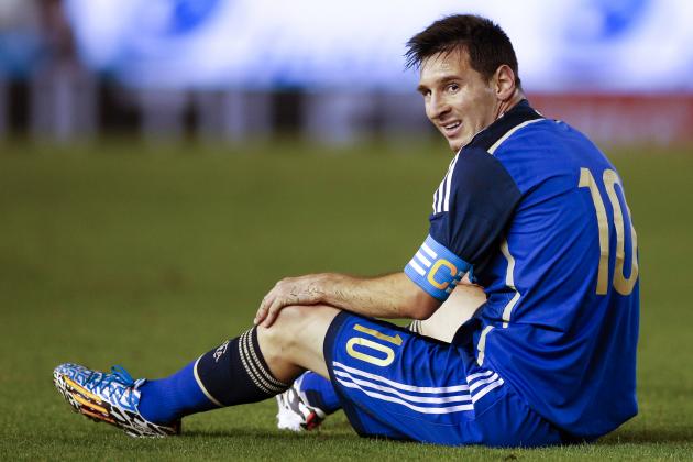 لیونل آندره مسی|عکس العمل ستاره آرژانتین مسی در بازی با ترینداد و توباگو.