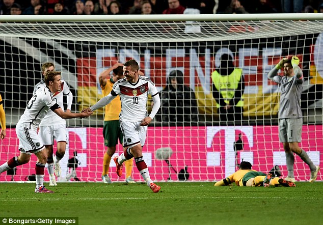 لوكاس پودولوسكي|آلمان 2 - 2 استرالیا / دیدار دوستانه