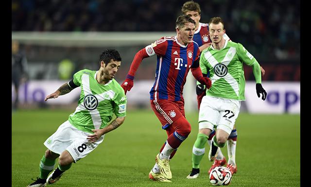 باشتین شواینشتایگر|وولفسبورگ 4 - 1 بایرن مونیخ