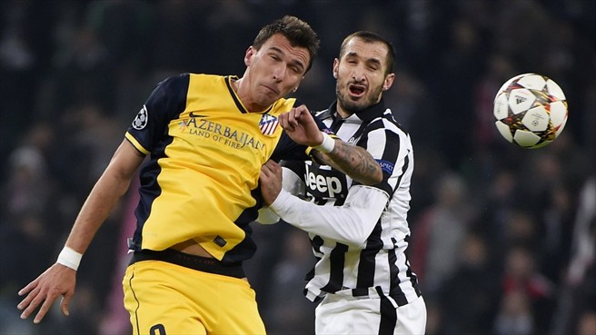 ماريو ماندزوکیچ - جورجیو کیه لینی|یوونتوس 0 - 0 اتلتیکو مادرید / لیگ قهرمانان