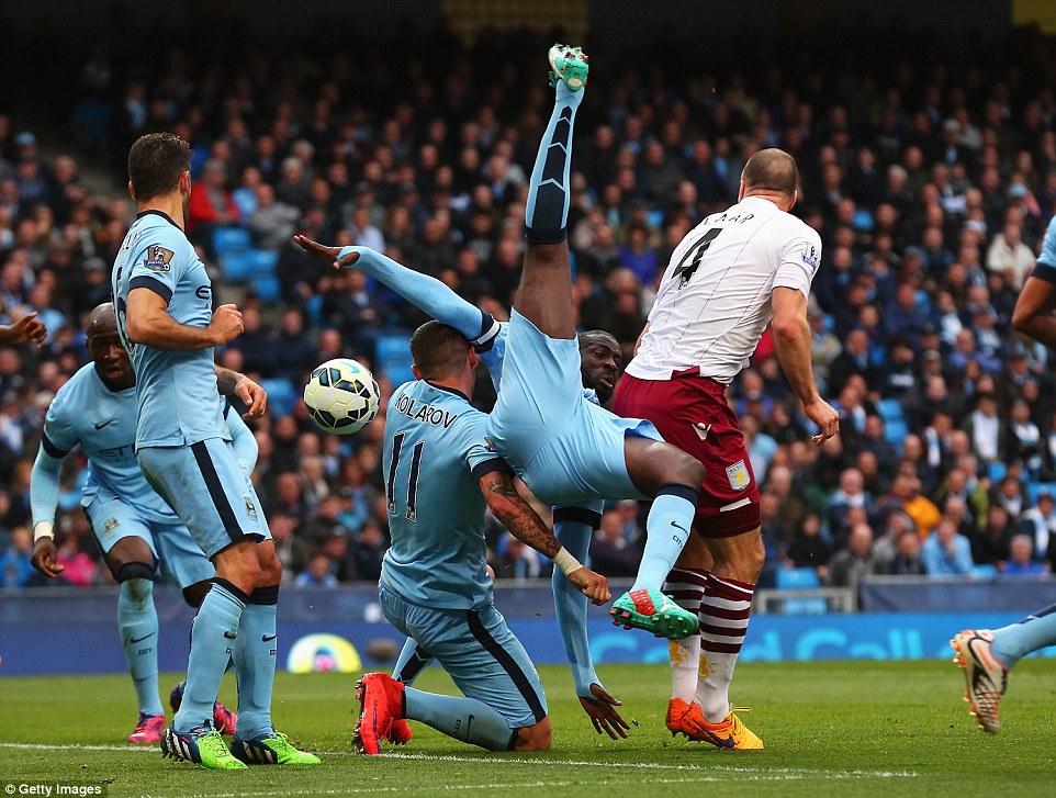 یحیی توره|منچستر سیتی 3 - 2 آستون ویلا / لیگ جزیره