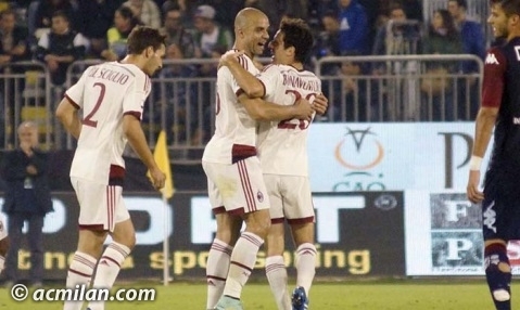 الکس - بوناونتورا|کالیاری 1 - 1 میلان / سری آ ایتالیا