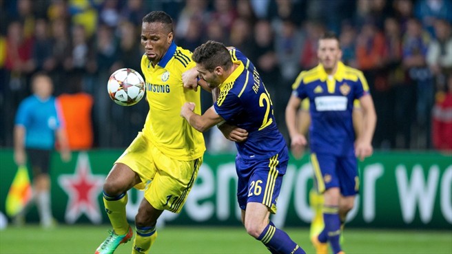 ديديه دروگبا|ماریبور 1 - 1 چلسی / لیگ قهرمانان