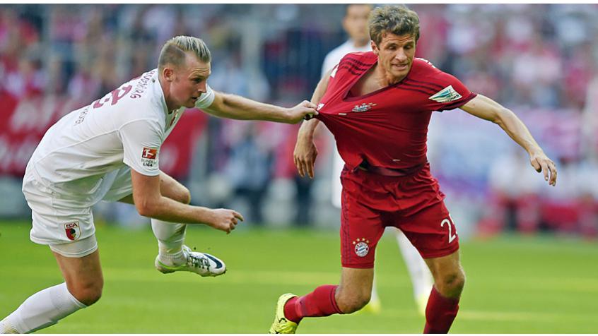 توماس مولر|بایرن مونیخ 2 - 1 اوگزبورگ / بوندسلیگا