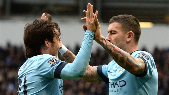 داوید سیلوا|منچستر سیتی 3 - 0 کریستال پالاس / لیگ جزیره