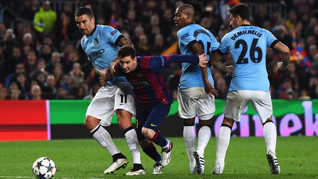 لیونل مسی|بارسلونا 1 - 0 منچستر سیتی / لیگ قهرمانان