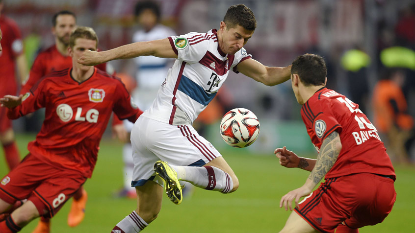 رابرت لواندوفسکی|باير لوركوزن 0 (3) - (5) 0 بایرن مونیخ / جام حذفی