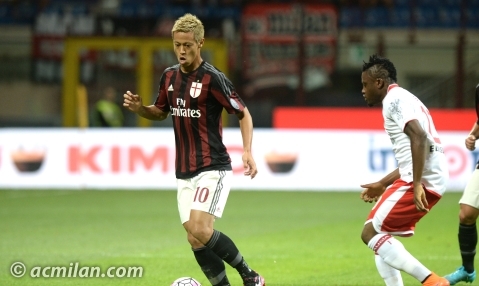 كيسوکه هوندا|میلان 2 - 0 پروجا / جام حذفی ایتالیا