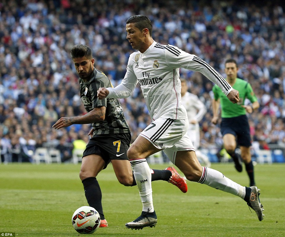 کریستیانو رونالدو|رئال مادرید 3 - 1 مالاگا / لالیگا