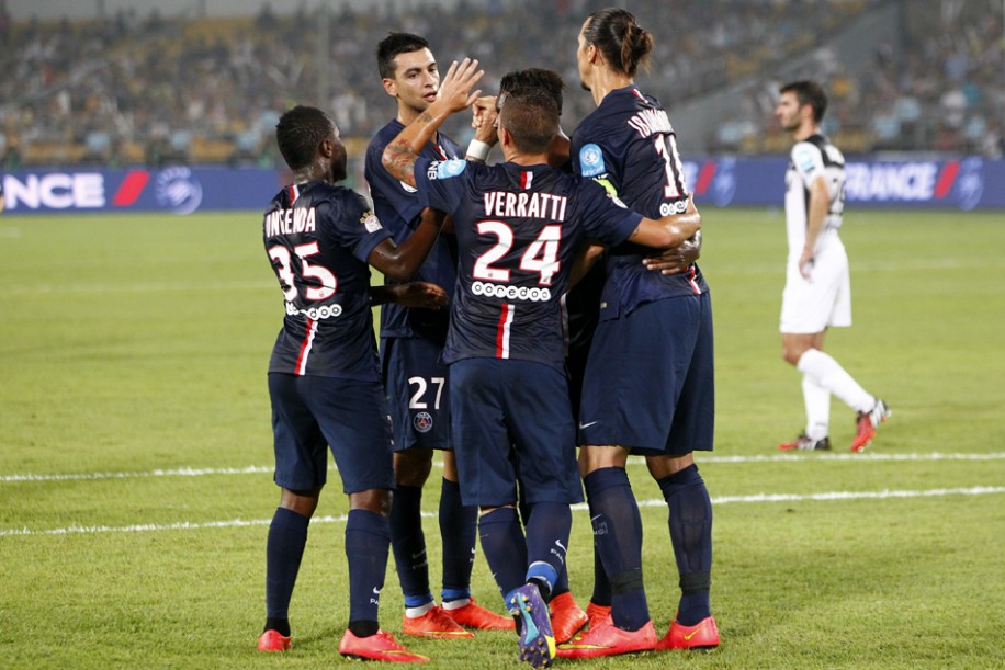 زلاتان ایبراهیموویچ|پاریس سن ژرمن 2-0  گوین گمپ / سوپر کاپ