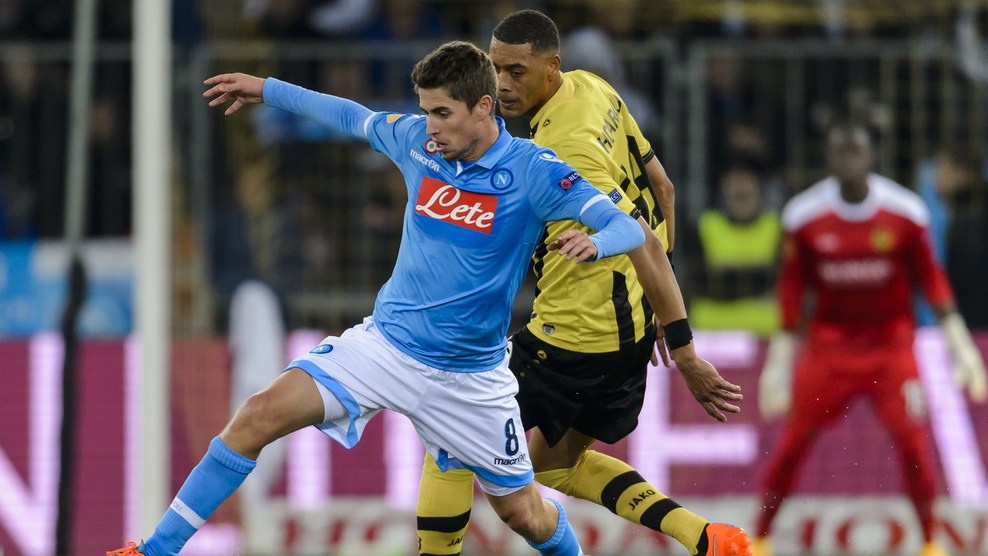 خورخه جورجینیو|یانگ بویز 2 - 0 ناپولی / لیگ اروپا