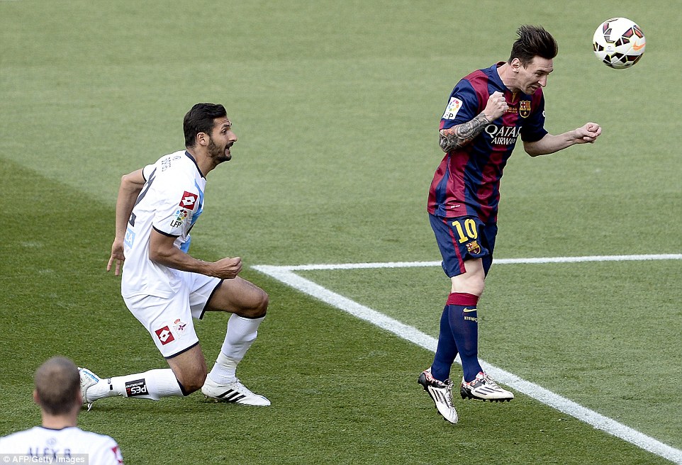 لیونل مسی|بارسلونا 2 - 2 دپورتیوو لاکرونیا / لالیگا