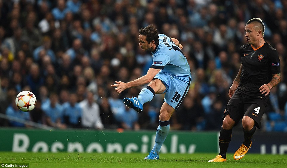 فرانک لمپارد|منچسترسیتی 1-1 آ اس رم / لیگ قهرمانان