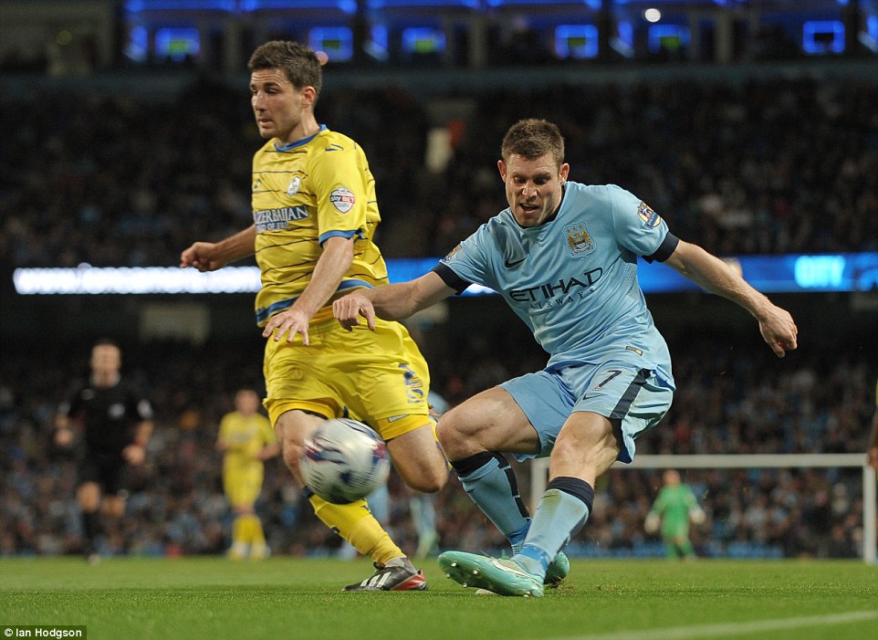 جیمز میلنر|منچسترسیتی 7-0 شفیلد ونزدی  / جام اتحادیه