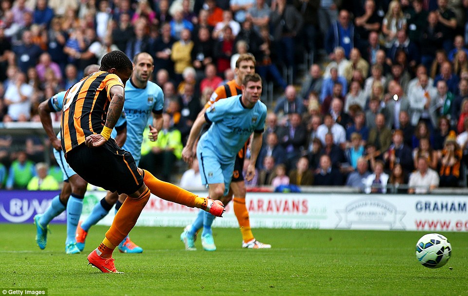 آبل هرناندز|هال سیتی 2-4 منچسترسیتی /لیگ جزیره