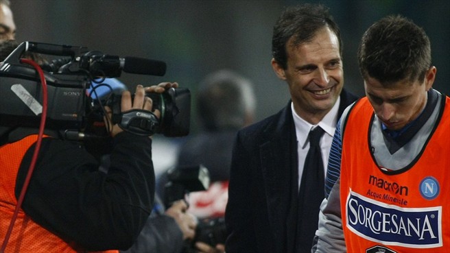 ماسیمیلیانو آلگری|ناپولی 1 - 3 یوونتوس / سری آ